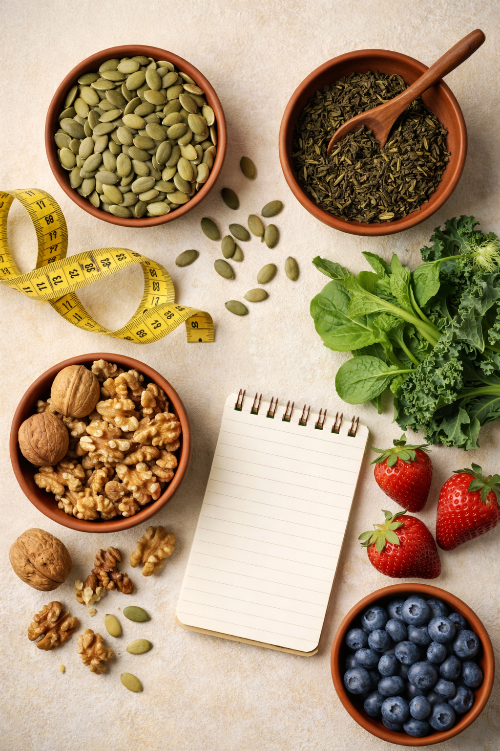 Natural foods and supplements that support hair growth and help block DHT